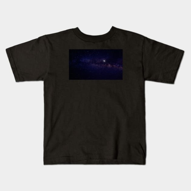 The Moon and The Stars Kids T-Shirt by Moshi Moshi Designs